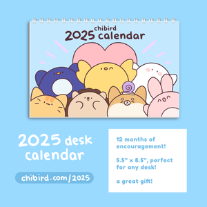 2025 Desk Calendar