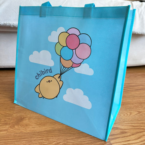 Blue Balloons Reusable Grocery Bag
