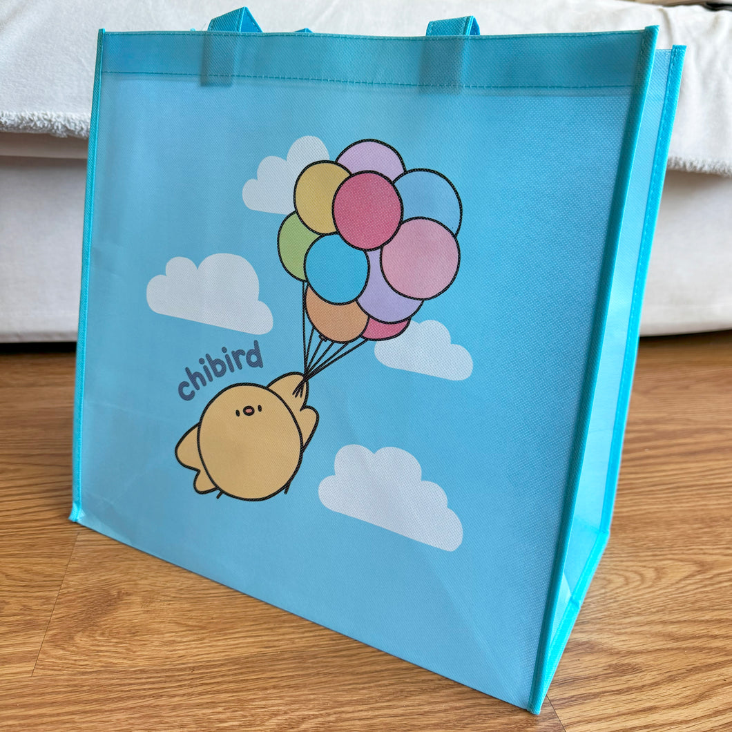 Blue Balloons Reusable Grocery Bag