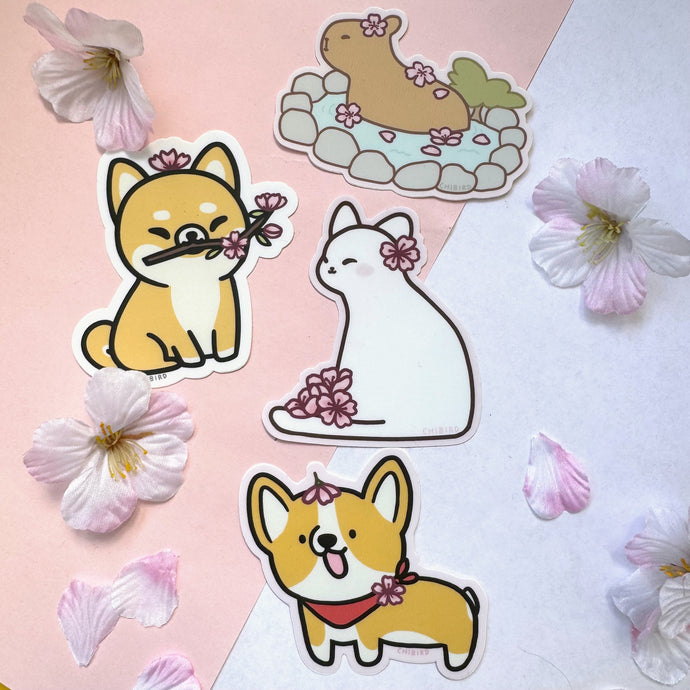 Cherry blossom sticker pack