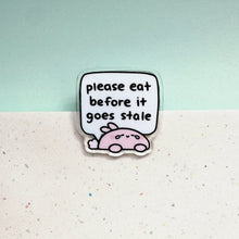 Eat Before Stale Bunny Bag Clip