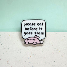 Eat Before Stale Bunny Bag Clip