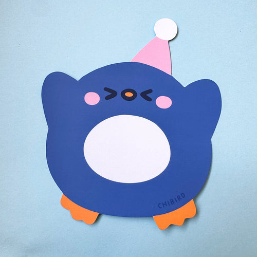 Penguin Die-cut Card