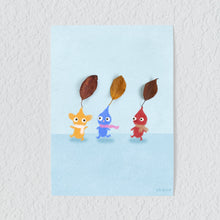 Foraging Friends - Scarf Pikmin Felt Small Print