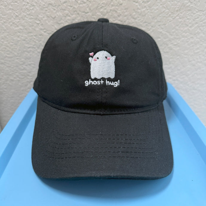 Ghost Hug Embroidered Hat