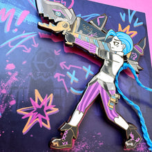 [Limited Edition] Arcane Jinx Enamel Pin with Braided Hair
