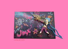 [Limited Edition] Arcane Jinx Enamel Pin with Braided Hair