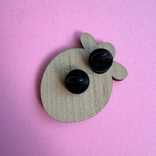 Jumbo Strawberry Wood Pin