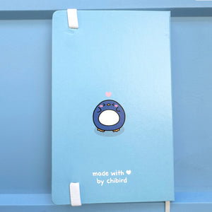 Motivational Penguin Hardcover Dotted Grid Notebook