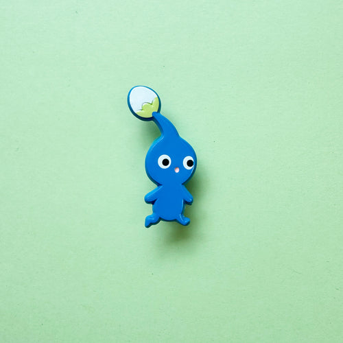 Blue Pikmin Dyed Enamel Pin