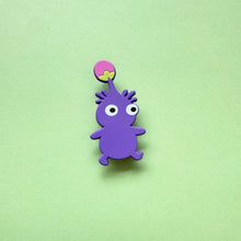 Purple Pikmin Dyed Enamel Pin
