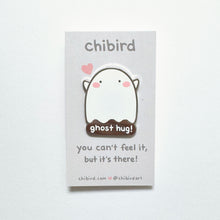 Ghost Hug Enamel Pin
