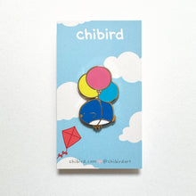 Penguin Balloons Enamel Pin