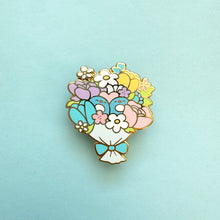 Penguin Bouquet Enamel Pin