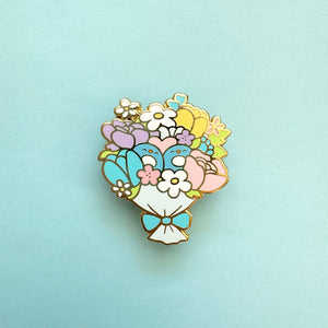 Penguin Bouquet Enamel Pin