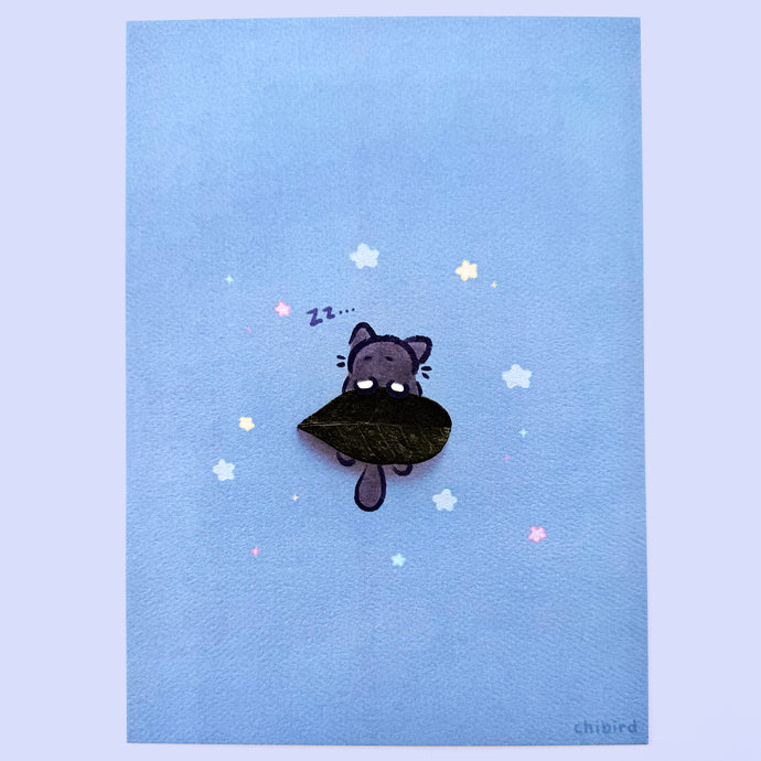 Foraging Friends - Sleepy Cat