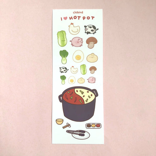 Hot Pot Sticker Sheet