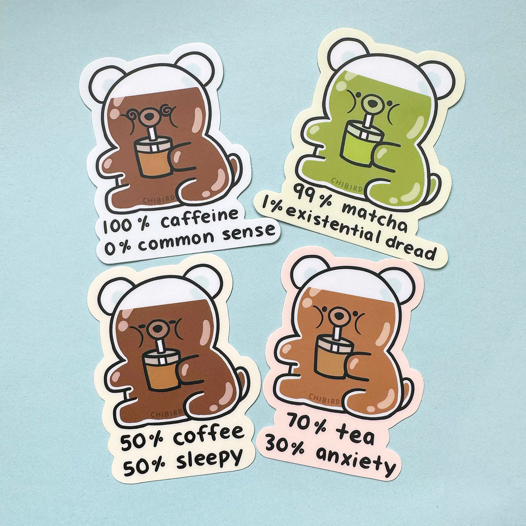 Honey Bear Sticker Set