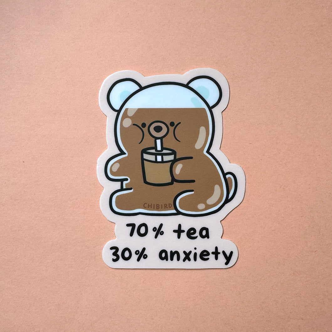 Tea Honey Bear Sticker