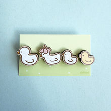 Ducks Wood Pin Set