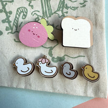 Jumbo Strawberry Wood Pin