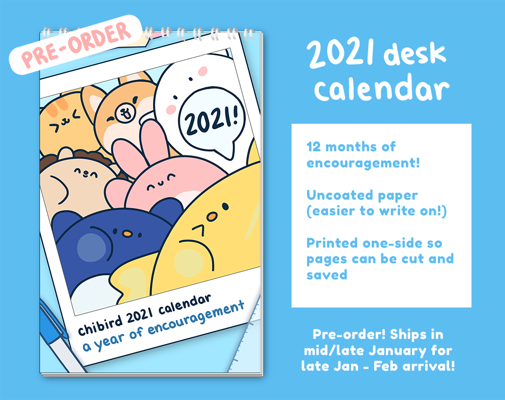 [LEFTOVER SALE] 2021 Desk Calendar