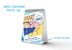 [PRE-ORDER] 2021 Desk Calendar *SECOND CHANCE*