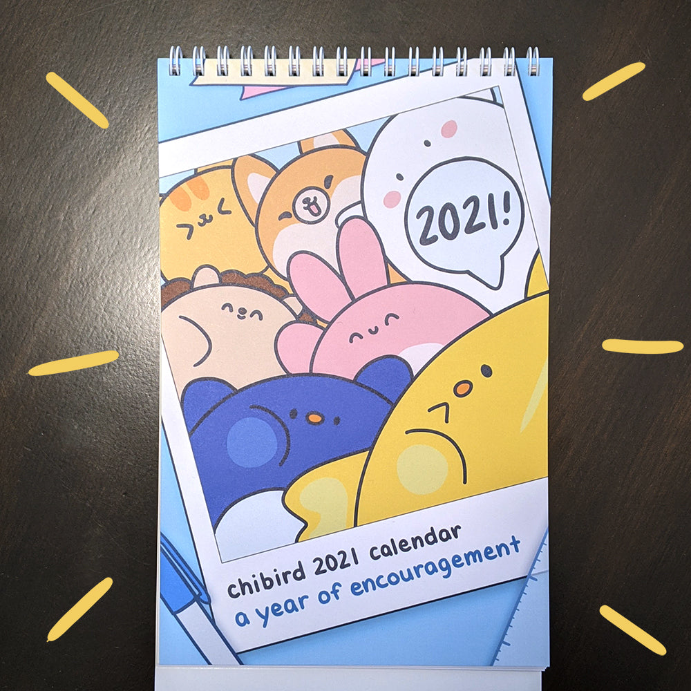 [PREORDER] 2021 Desk Calendar *SECOND CHANCE* Chibird Store