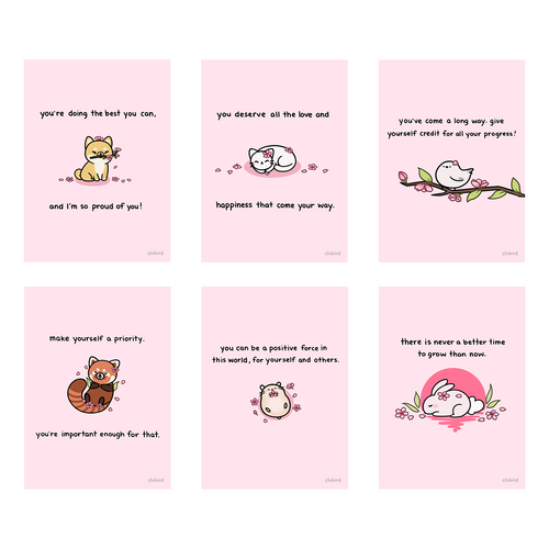 Cherry Blossom Small Print Set