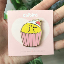 Chibird Cupcake Enamel Pin
