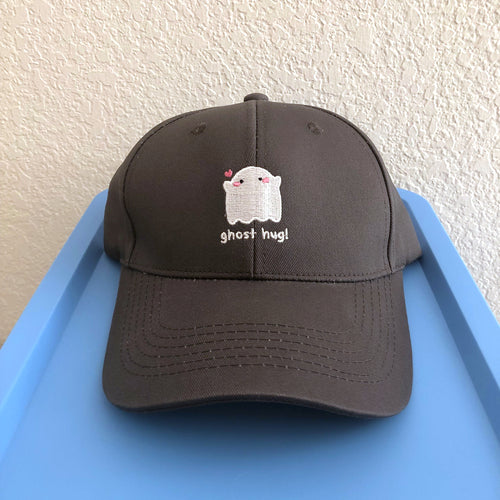 Ghost Hug Embroidered Hat