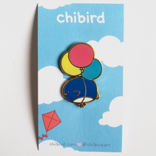 Penguin Balloons Enamel Pin