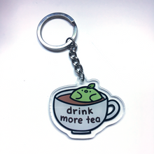Drink More Tea Teabird Charm