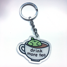 Drink More Tea Teabird Charm