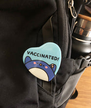 Vaccinated Heart Buttons